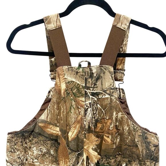 Blue Mountain Heavy-Duty Kids' Realtree Camo Insulated Warm Bib Overalls Large - Picture 6 of 12